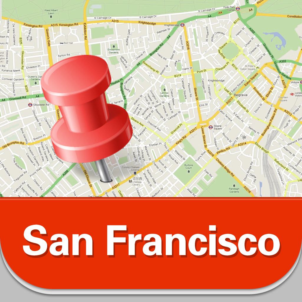 San Francisco Offline Map Guide - Airport, Subway and City Offline Map
