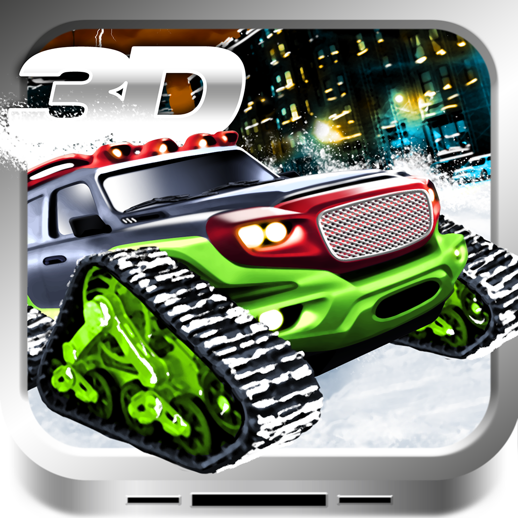3D Snow Truck Road Race - Pro Fastlane Chase Game