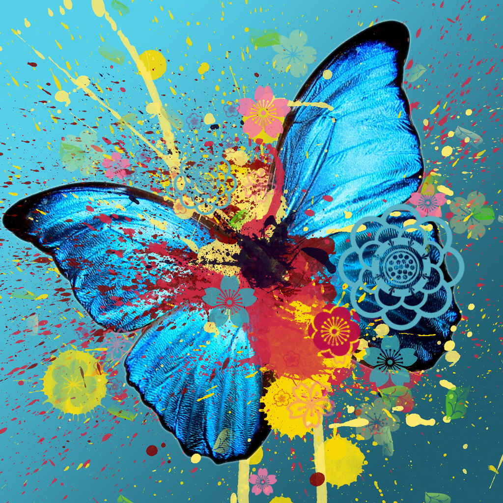Butterfly Puzzles for iPhone and iPad icon