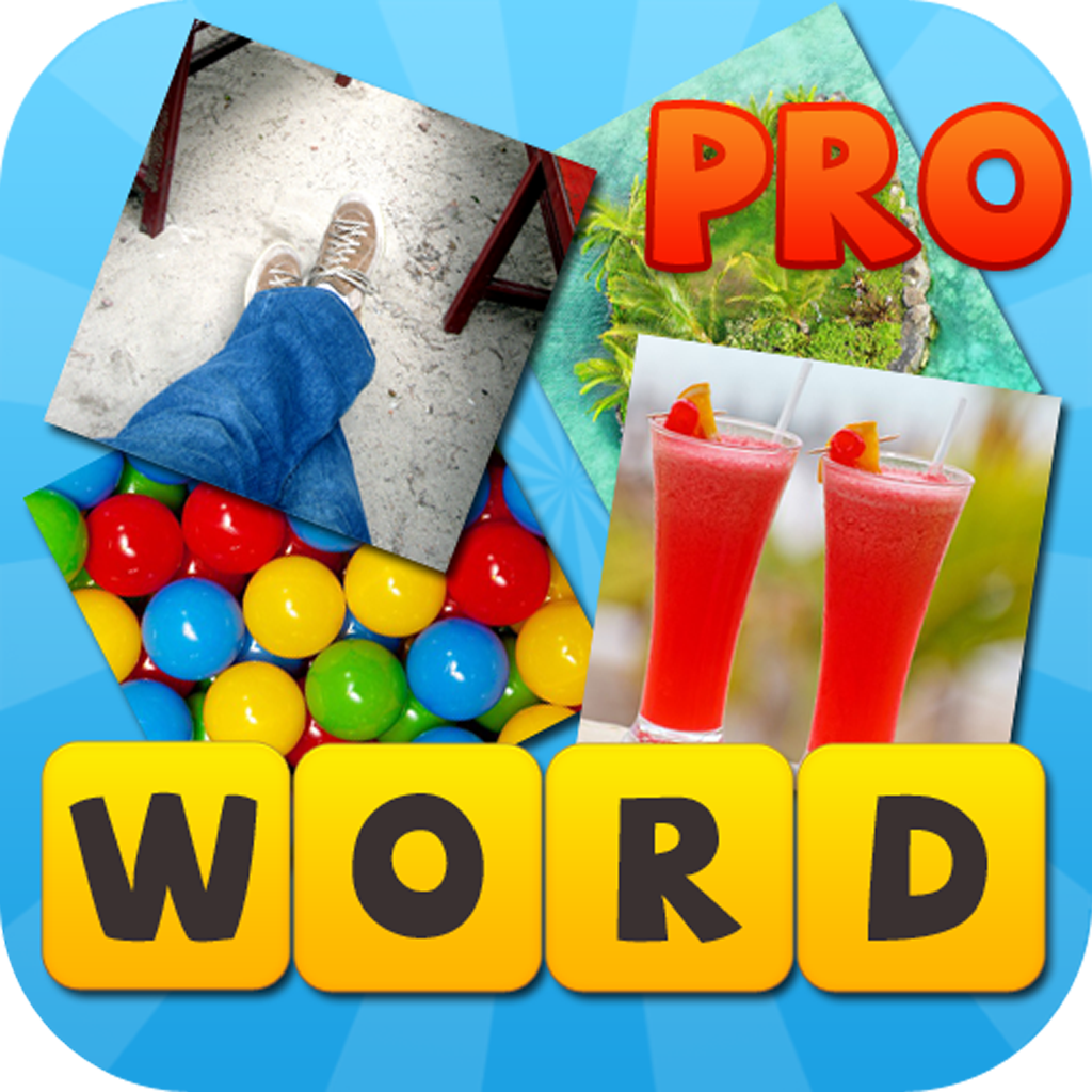 Word4Pics Pro - photo quiz game icon