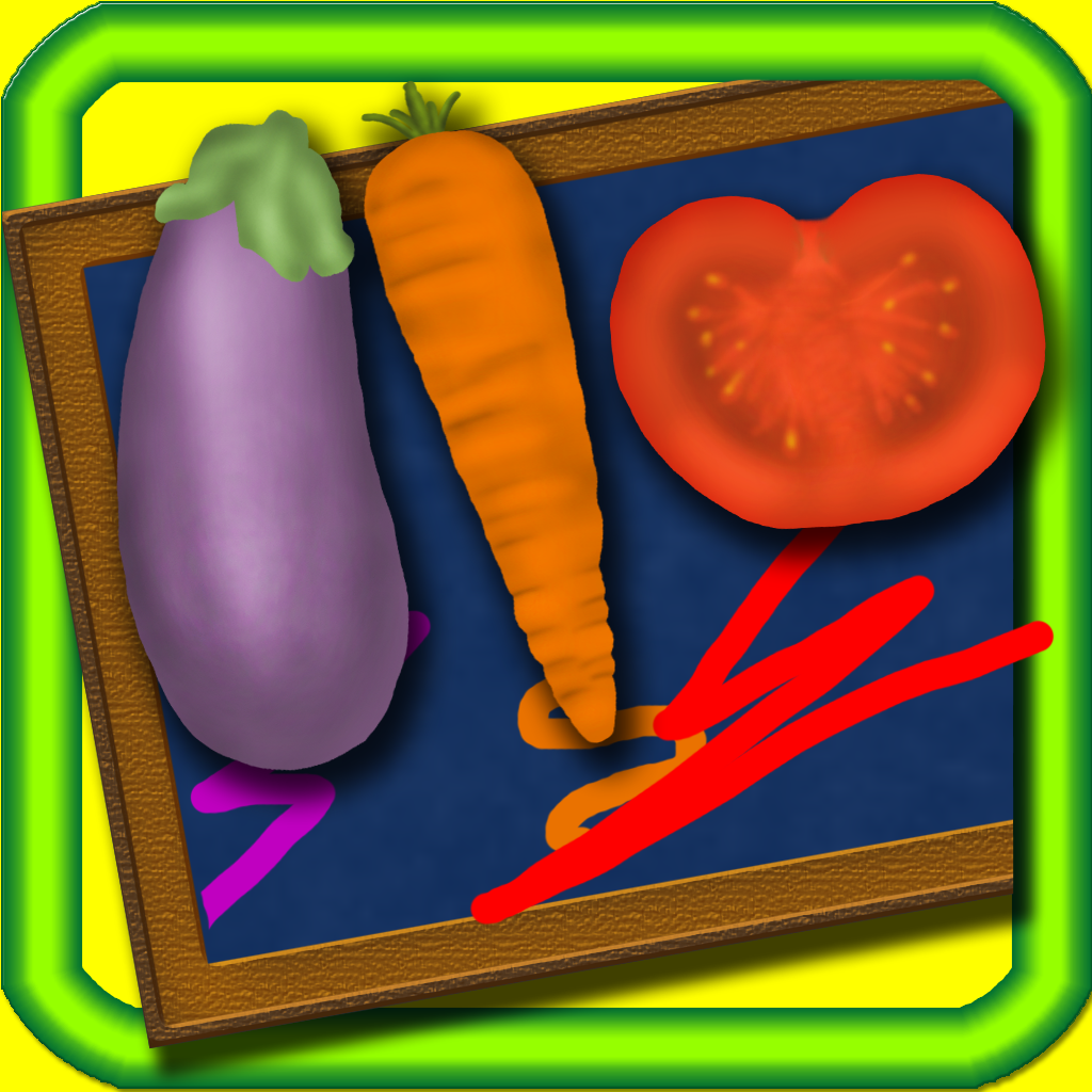 Vegetables Colors Draw - Educational Fun Painting Game icon