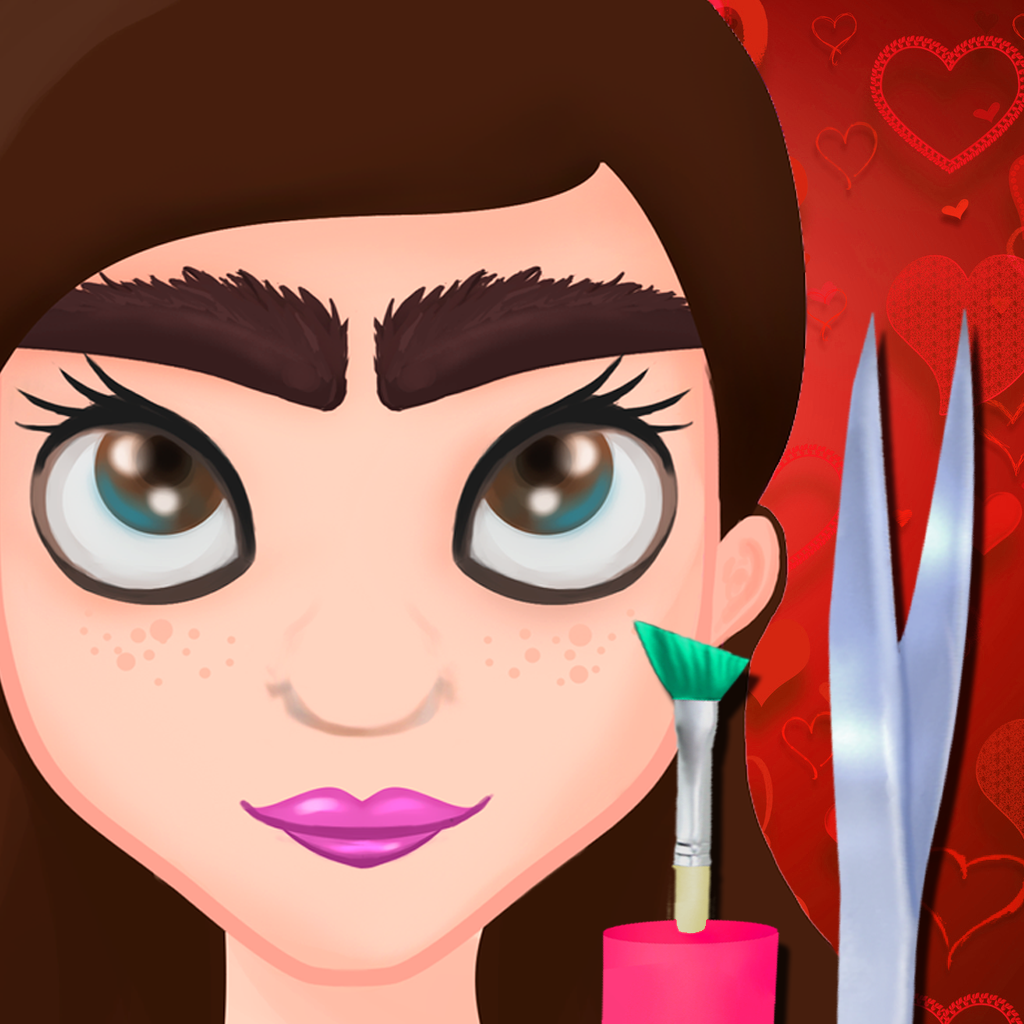 Ace Eyebrow Beauty Plucking Salon - Princess pou kids games for boys and girls