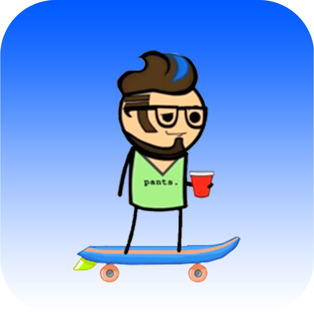 The Impossible Stickman Skater - The Adventure of a Nerdy Stickman icon