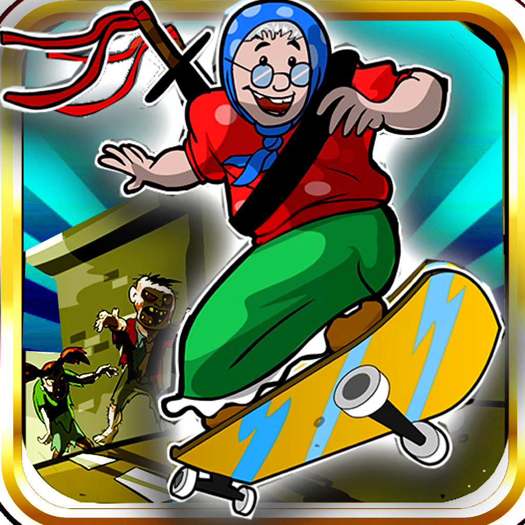 A Ninja Grandma Surfer Run - Multiplayer Edition Game