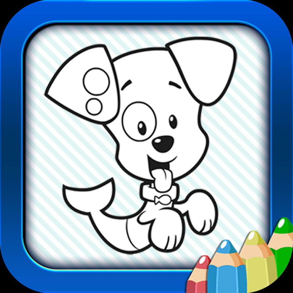 Color Pages for Bubble Guppies and Puppy - Unofficial App icon