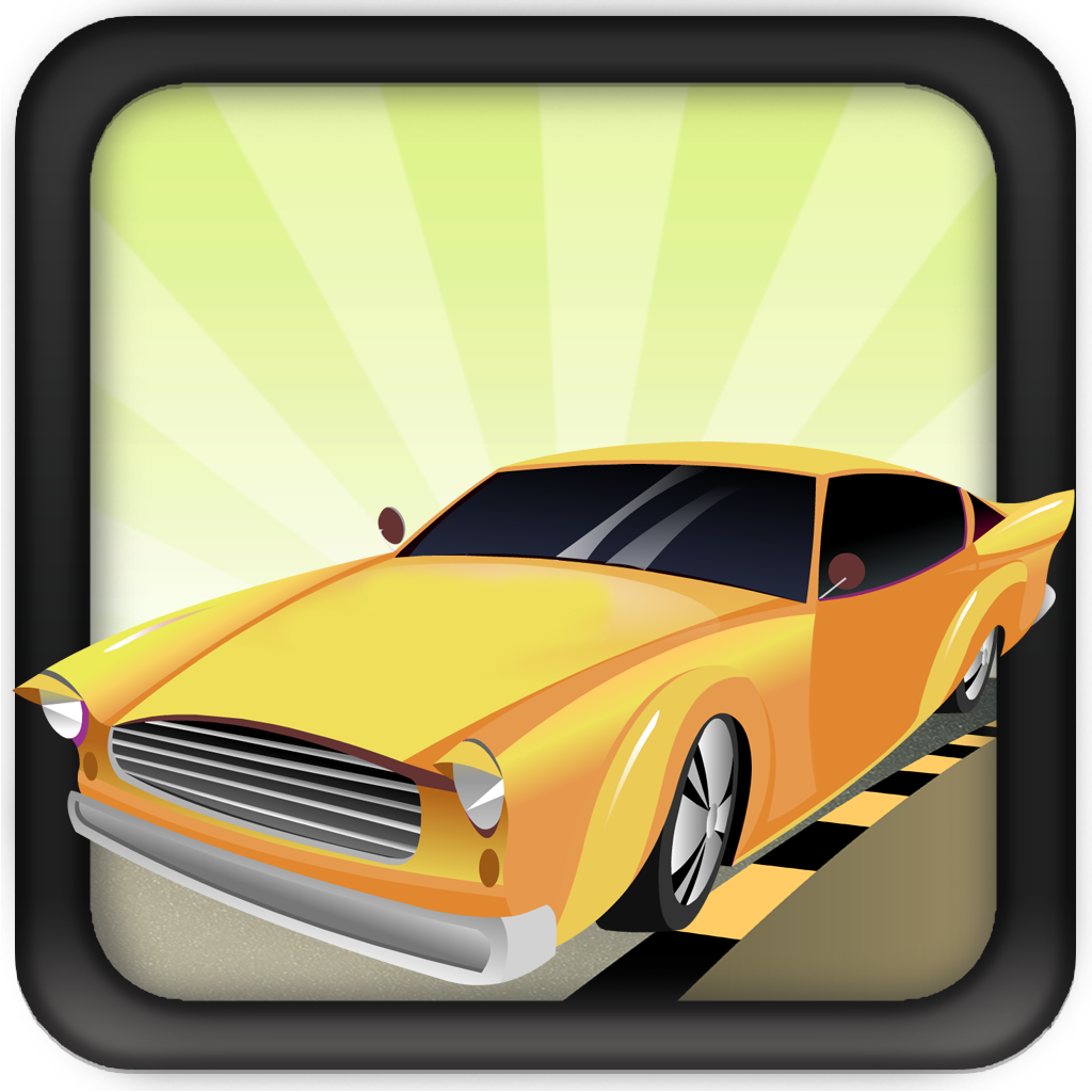 Cars on fire Racing icon