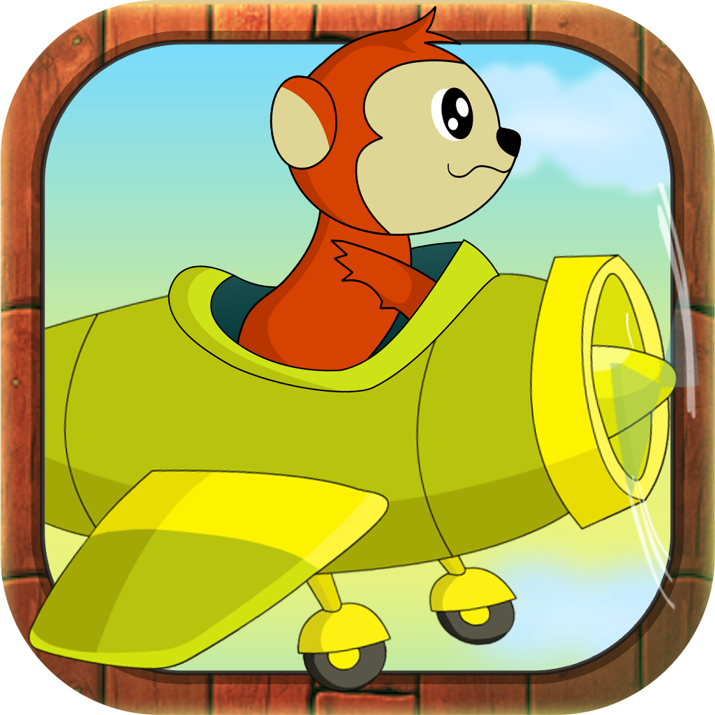 Baby Monkey Fun Fly : The Test Flight Adventure icon