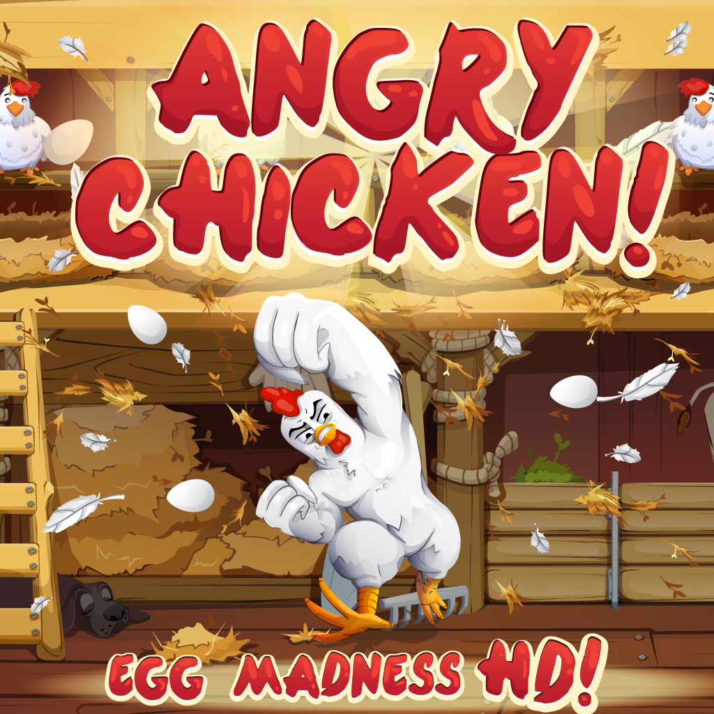 Angry Chicken Egg Madness HD icon