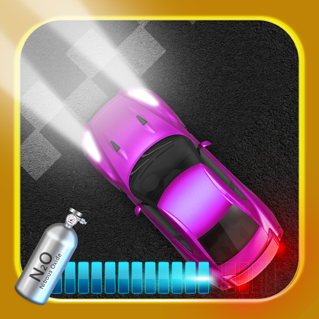 Nitro Sprint Speed Challenge Racing – Tab and move the block on circuit icon
