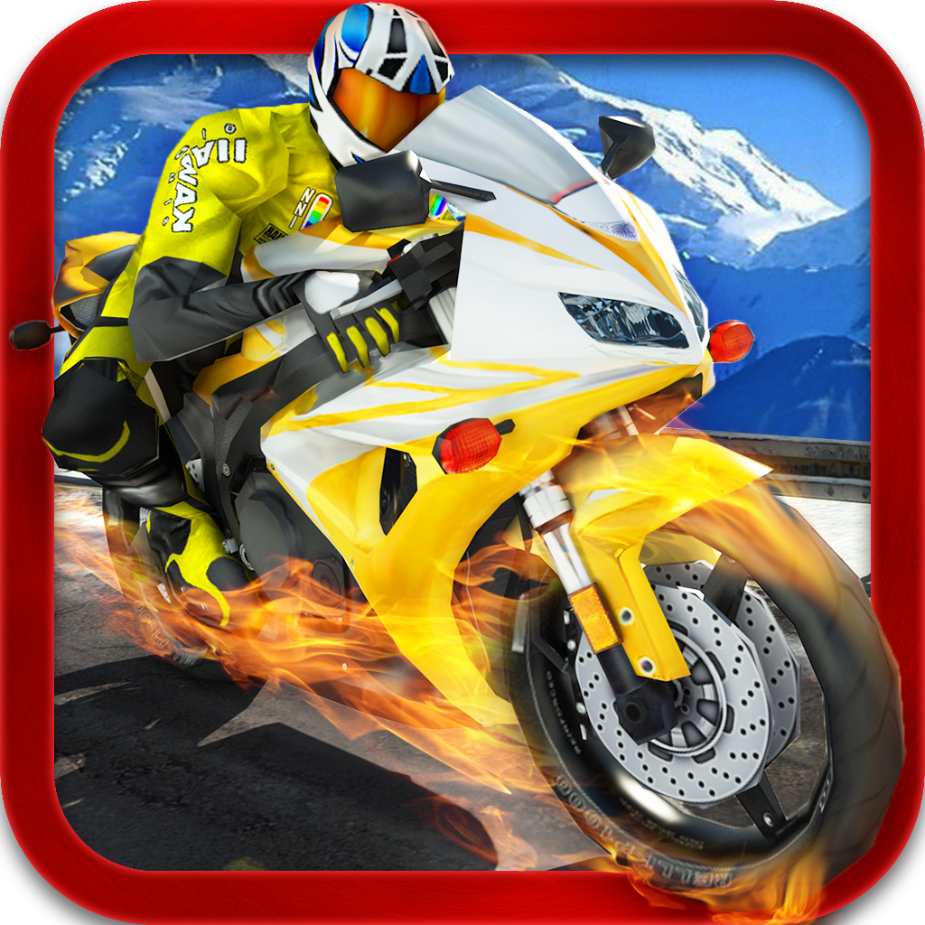3D Nitro Bike Drag Race - Real Driving Simulator Racing Game icon