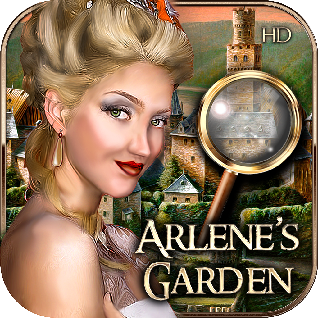 Arlene's Secret Garden HD - hidden objects puzzle game icon