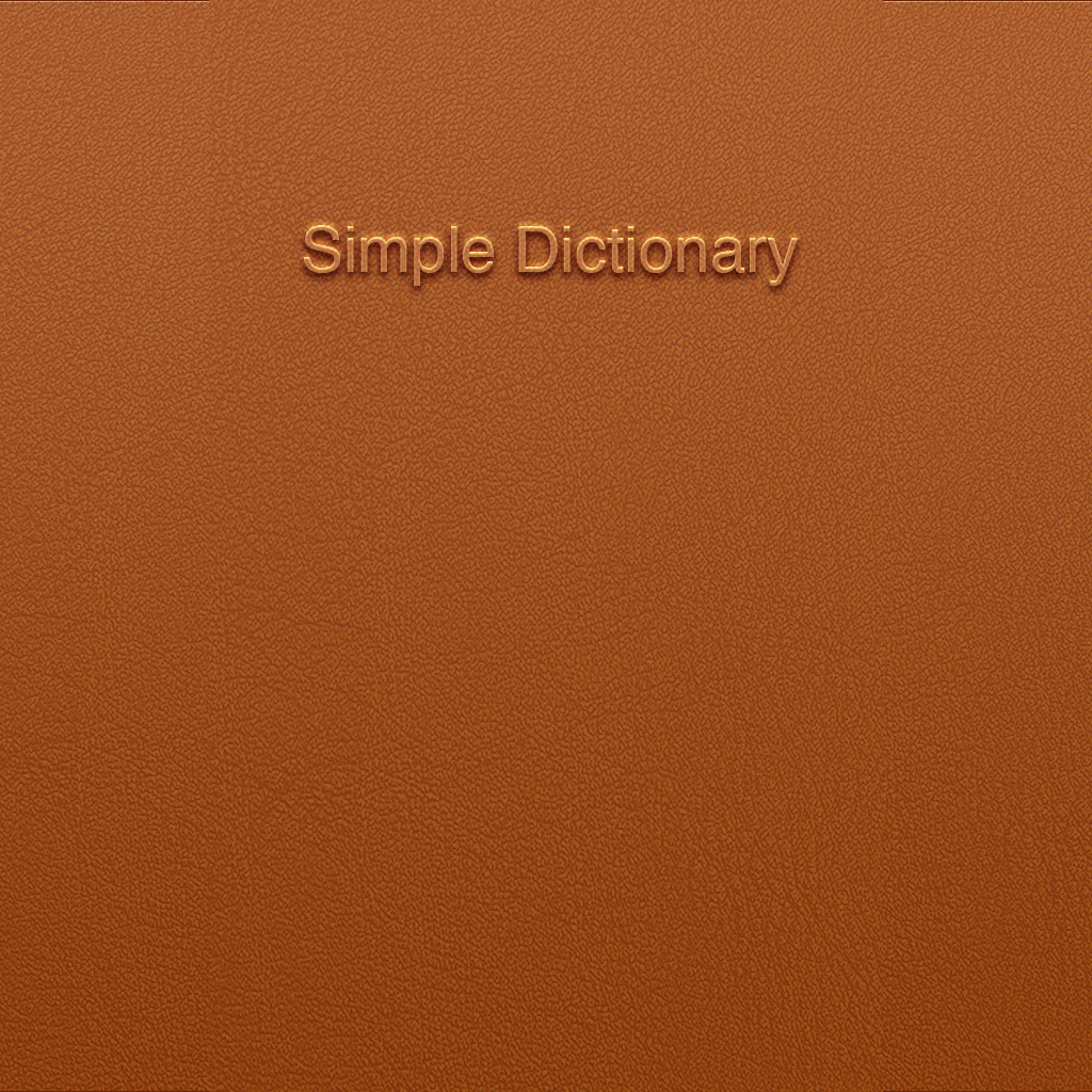 Simple Dictionary
