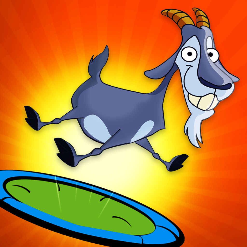 Air Jumping Mountain Goat ULTRA - Happy Antelope Trampoline Boost Journey