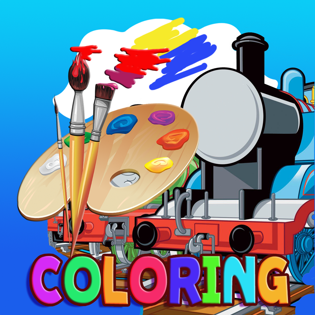 Coloring Book For Thomas and friends Edition