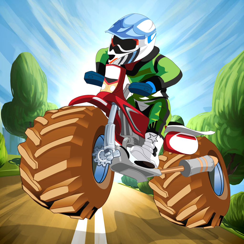 A Monster Biker Rally Chase FREE - The Off-Road Nitro Bike Racing Game
