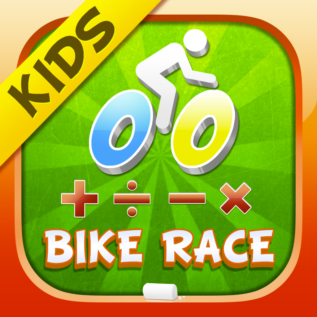 Math Bike Race for Kids icon