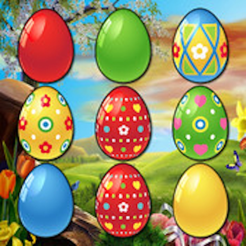 Christmas Egg Match: Colourful Hen Egg Matching Game