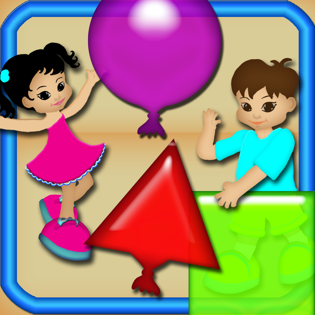 123 Save The Shapes - Fun Gymboree Balloons Learning Game HD