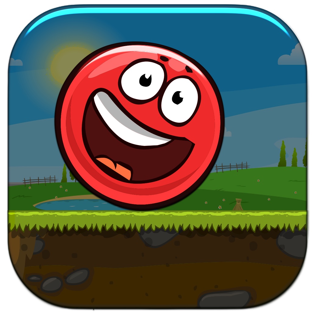 Bouncing Red Ball Running - Jump with Bouncy Ballon FREE icon