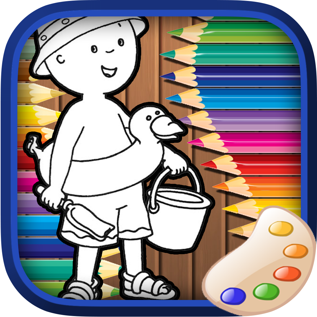 Coloring book for Caillou Fans FREE