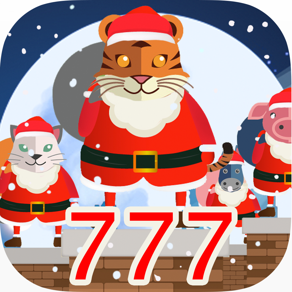Animal Santa Team Slot - Cat And Tiger Christmas FREE Game