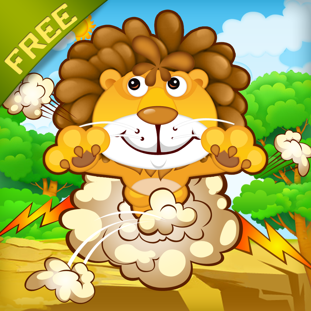 Baby Lion Free - Addictive Animal Running Game icon