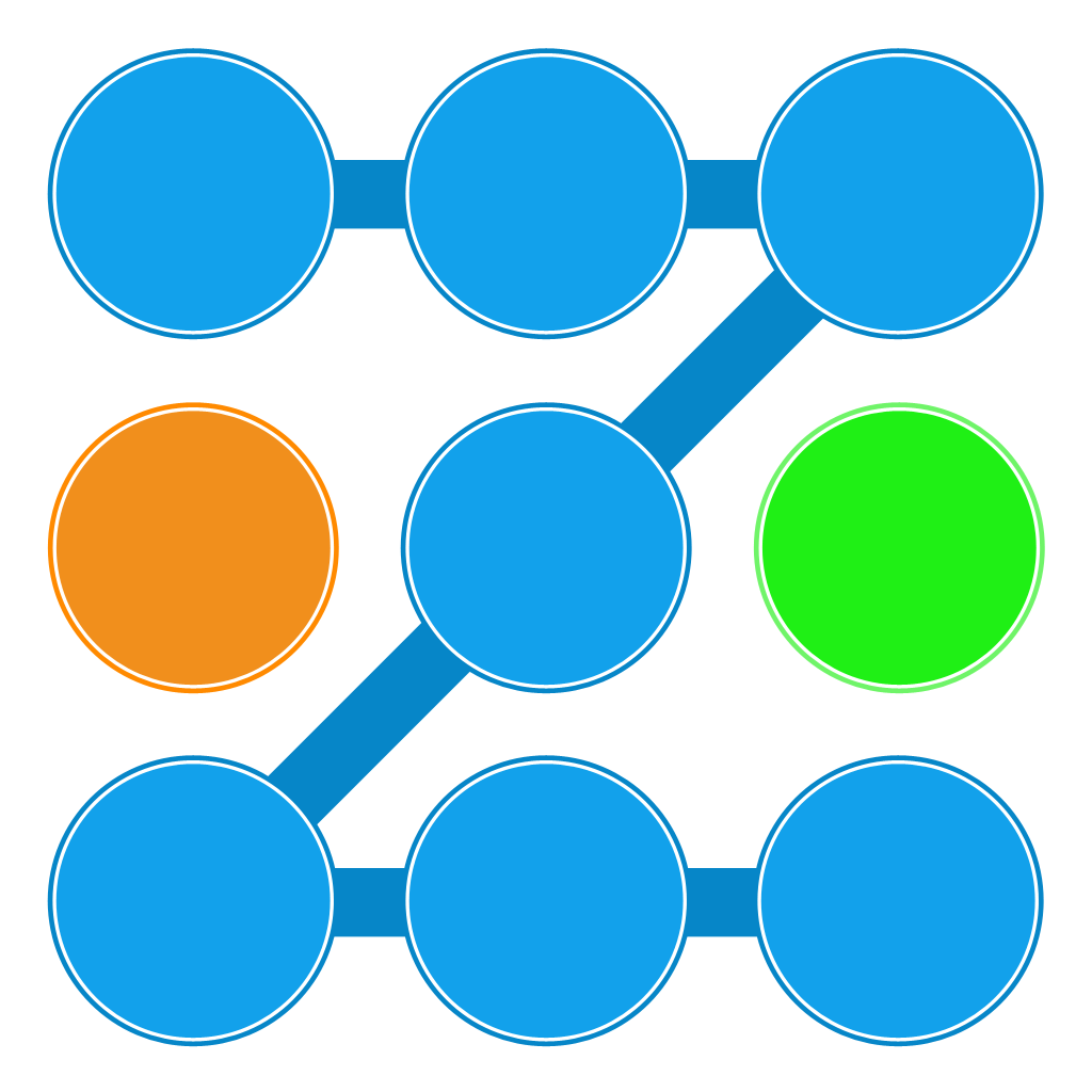 Match Color Dots - Connecting Colorful Bridges icon