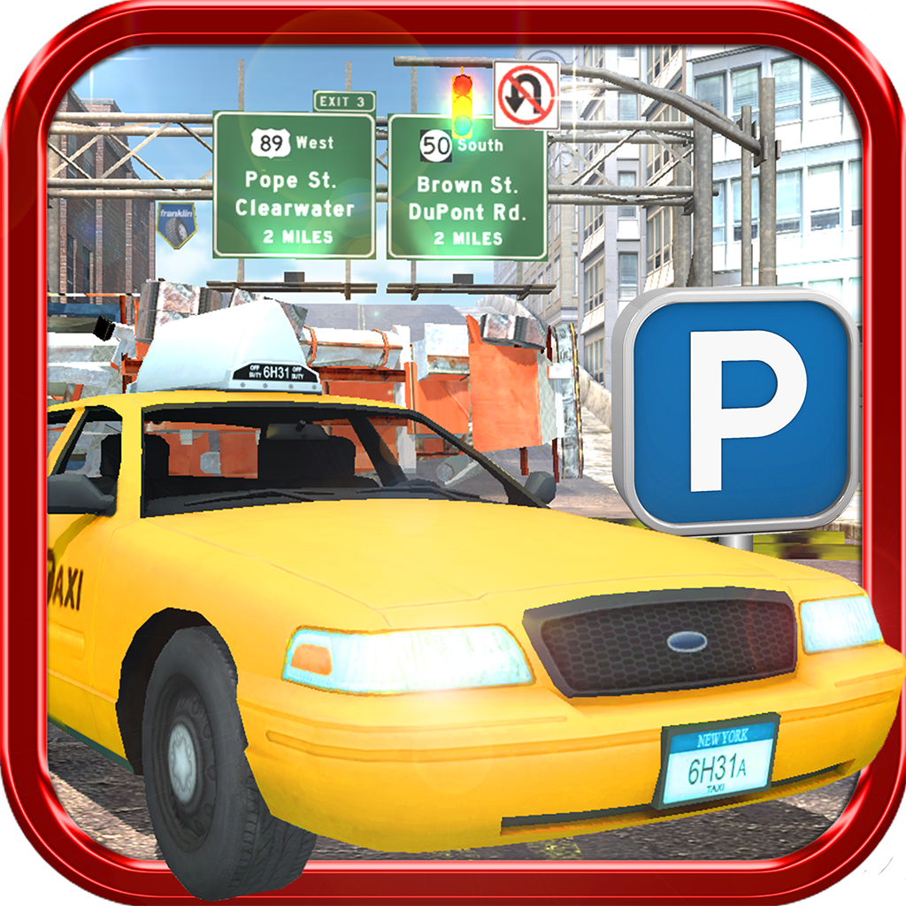 TAXI PARKING SIMULATOR - REAL UPTOWN CAB DRIVING EXPERIENCE 3D