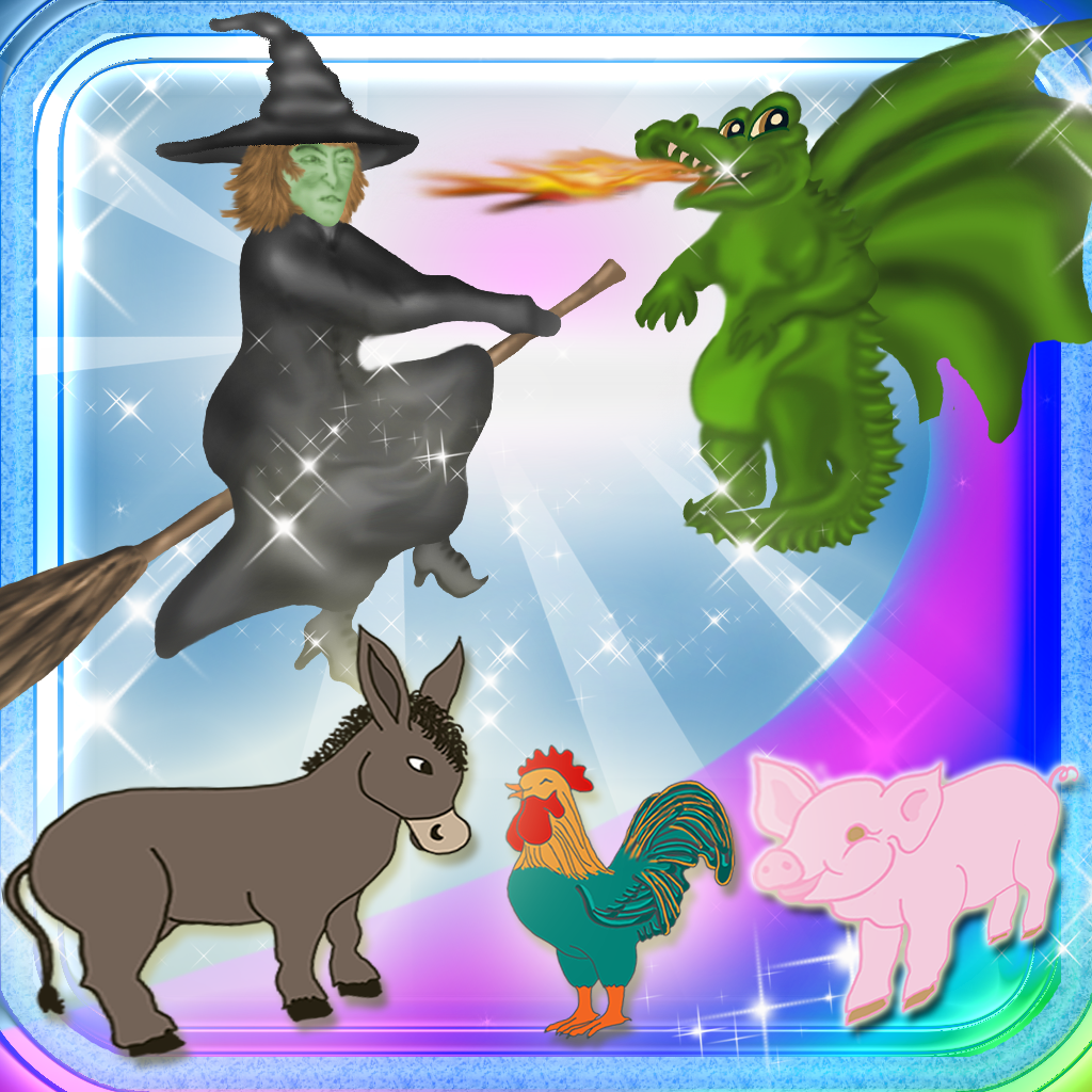 123 Learn Animals Magical Kingdom - Farm Animals Learning Experience Save Game icon