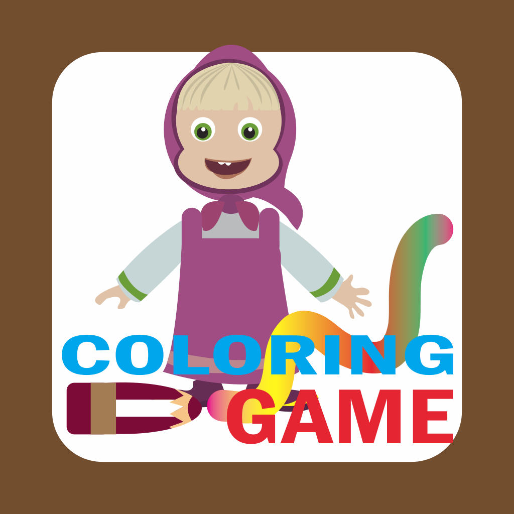 Coloring Book for Masha and the Bear icon