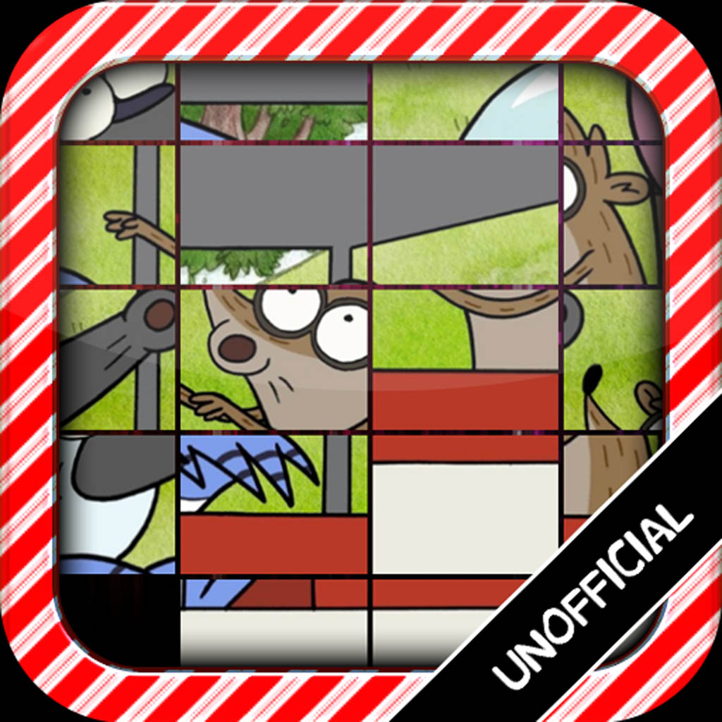 Slides Puzzles for Regular Show (Unofficial Free App) icon