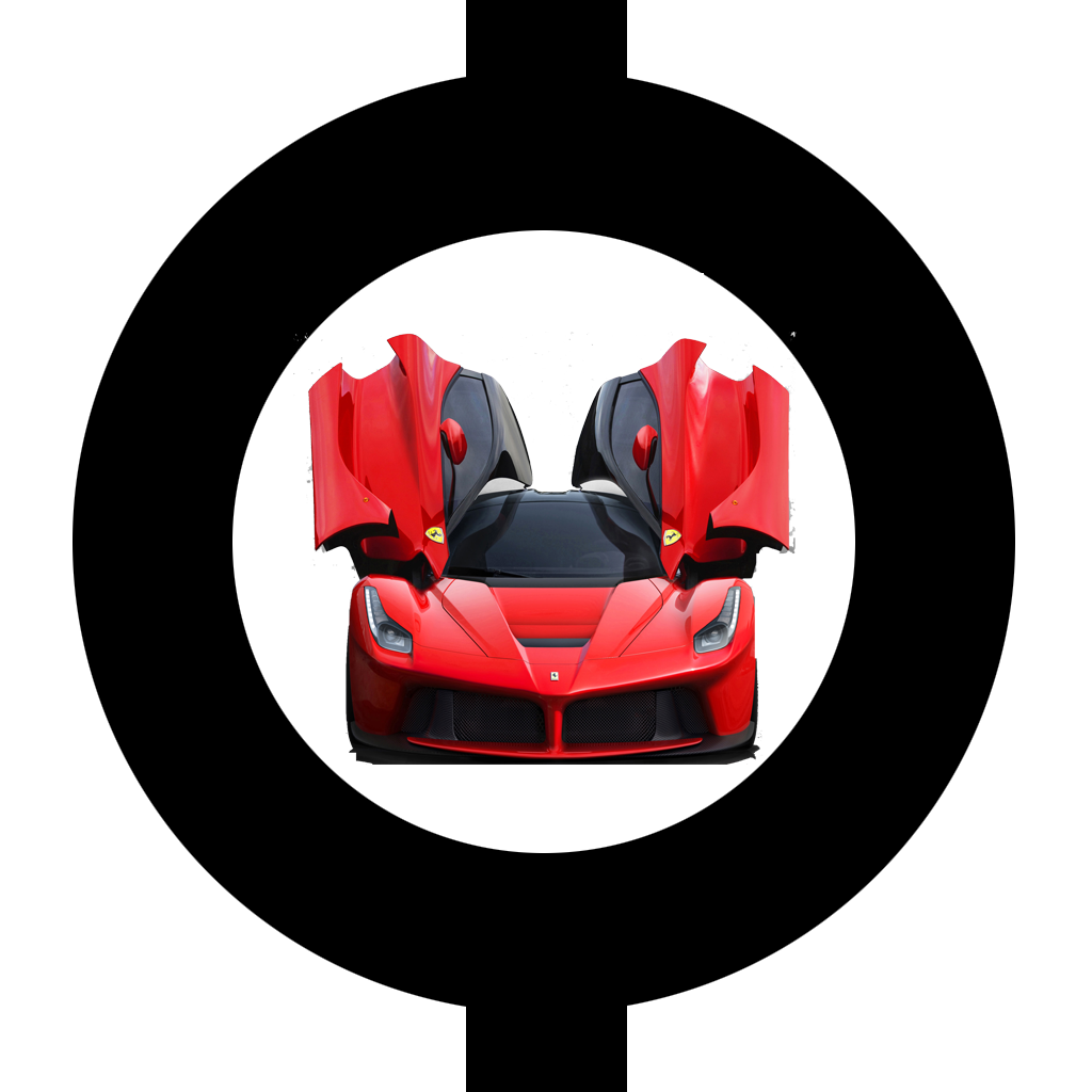 Car in line - Keep the Car in black road icon