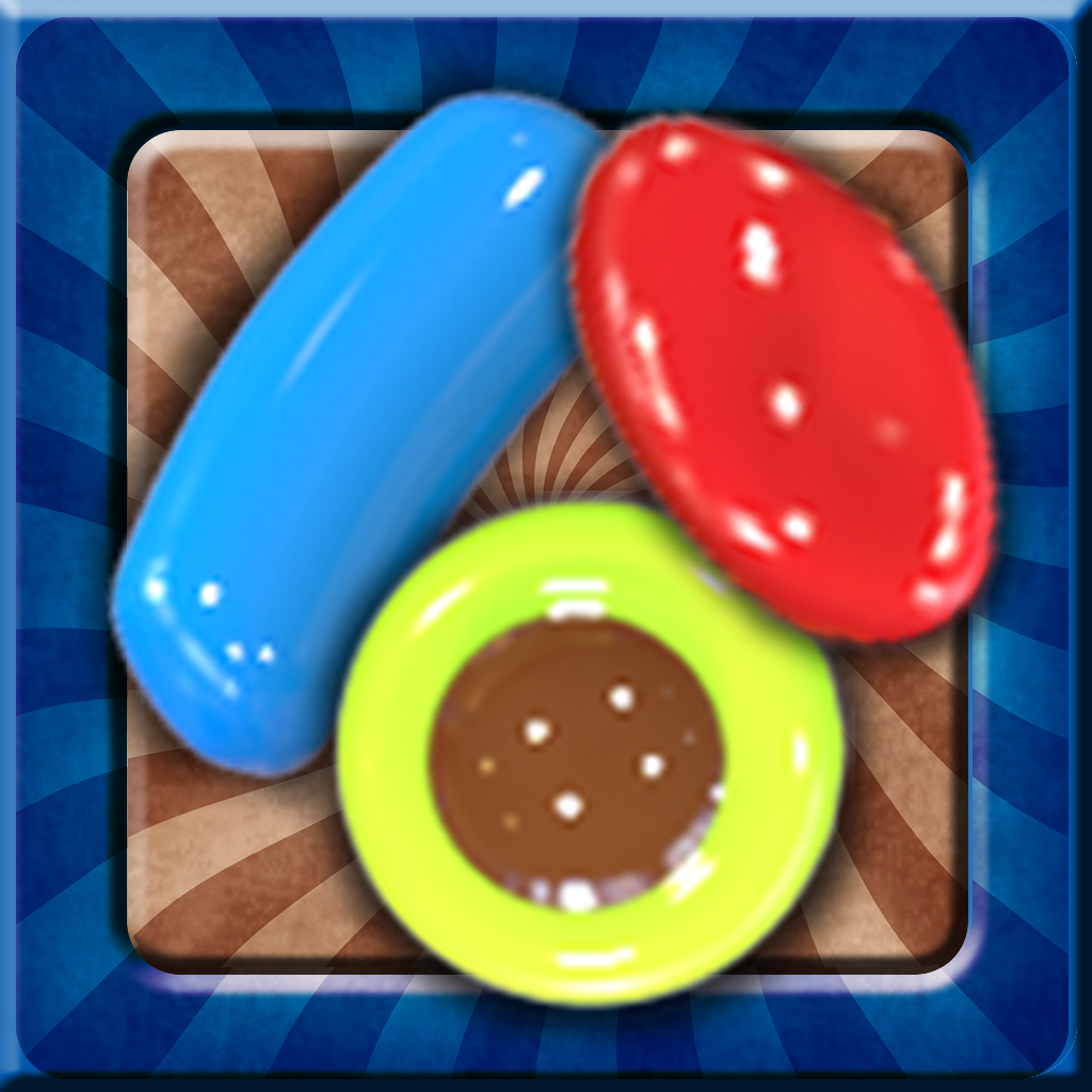 A hot sweet candy matching brain puzzle game:Swap,Match and score icon