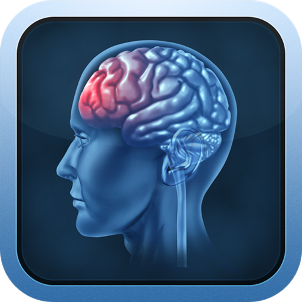 Brain analysis icon