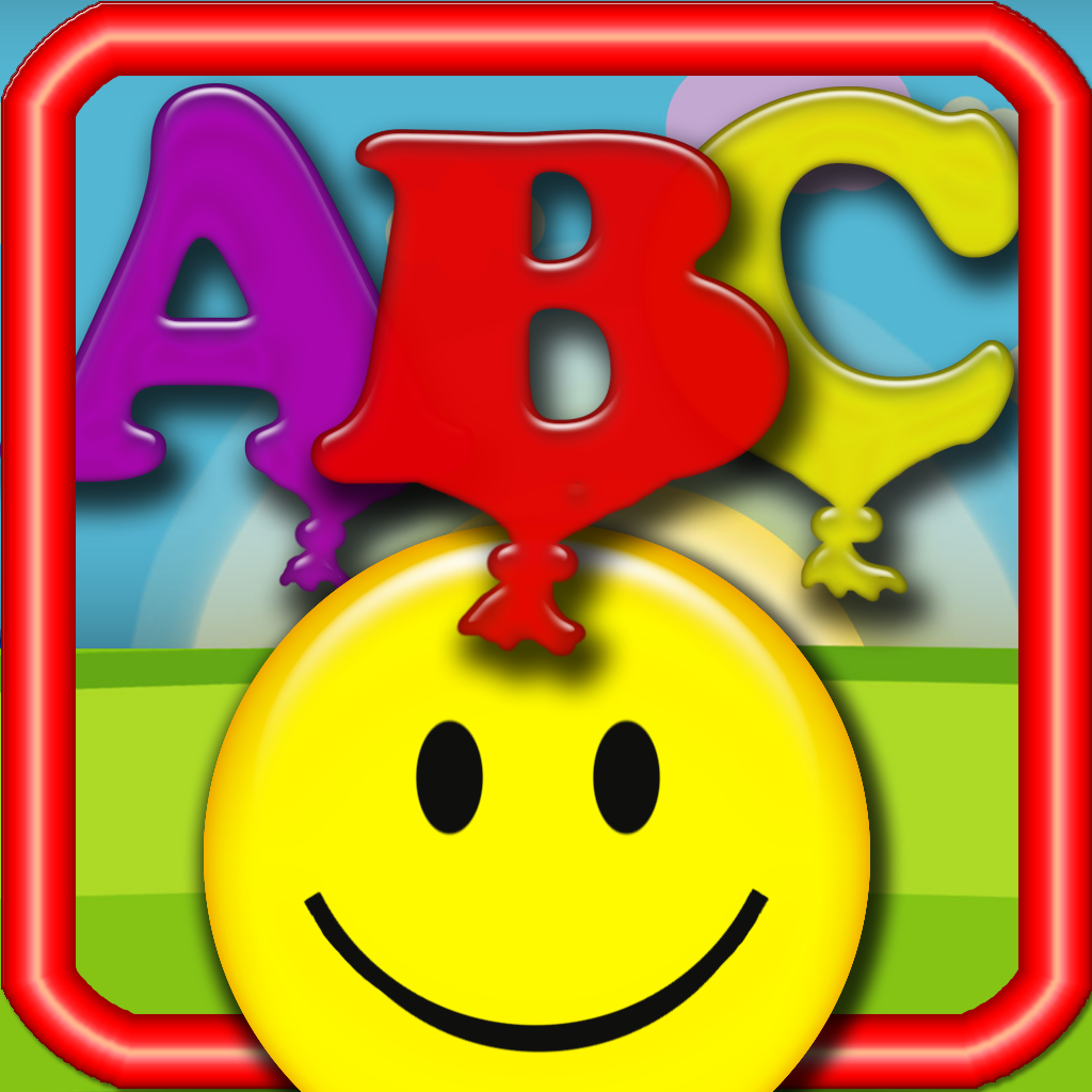 123 ABC Catch - The Alphabet Balloons Smily Learning Game icon