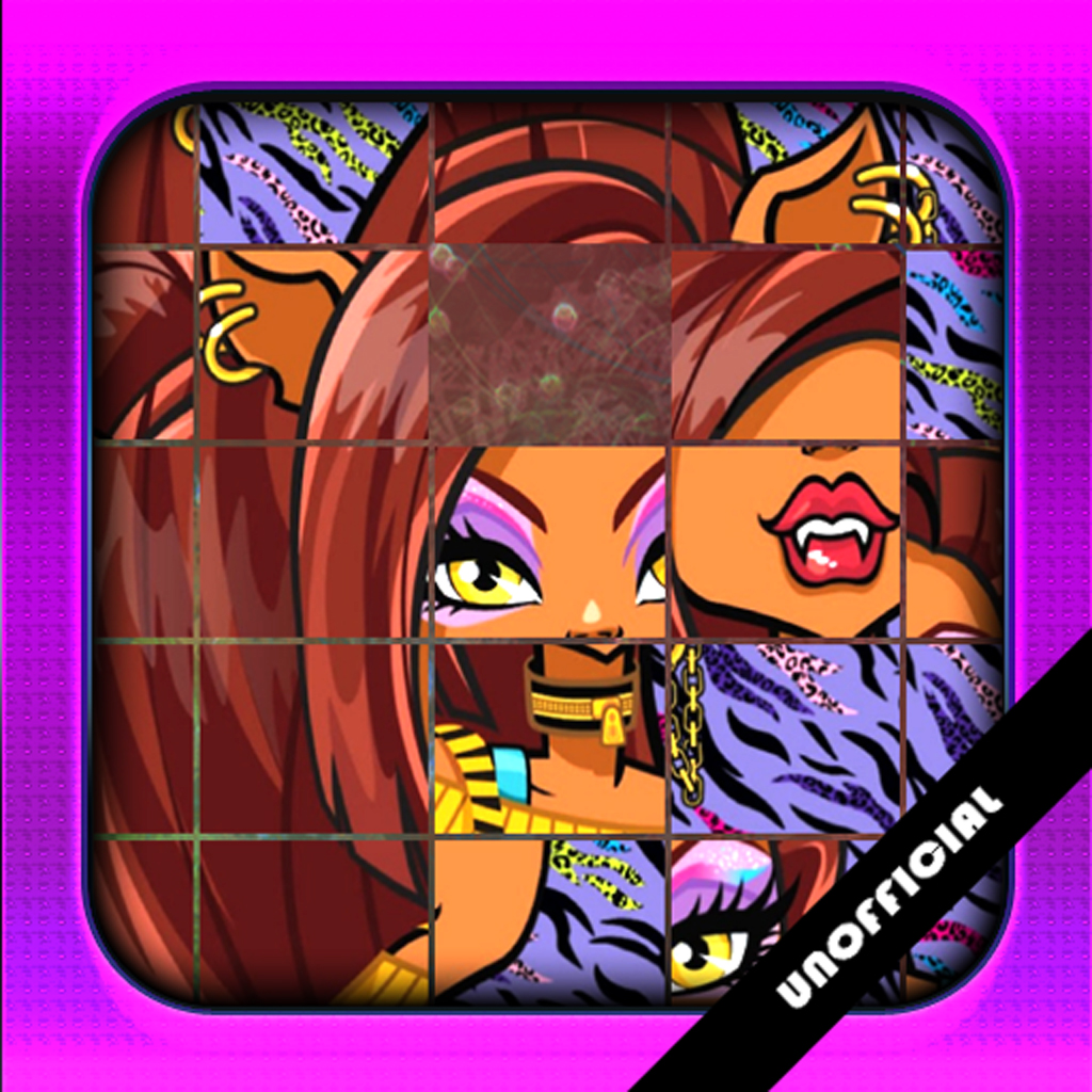 Slides Puzzles for Monster High (Unofficial Free App)