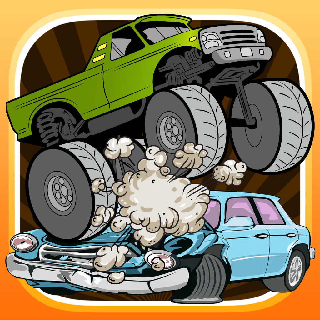 A Monster Truck Derby Destruction FREE - 4x4 Off-Road Bounce Challenge Game