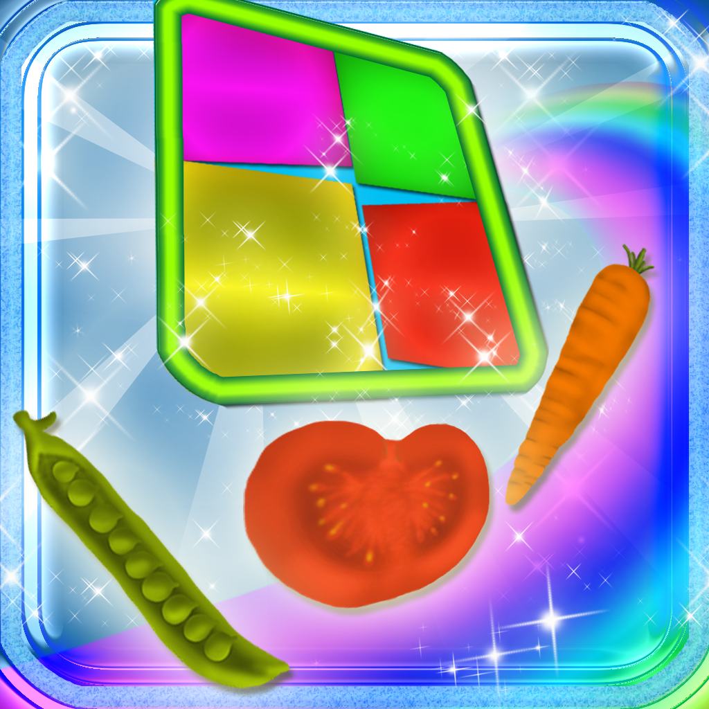 123 Learn Vegetables Magical Kingdom - Food Learning Experience Memory Match Flash Cards Game