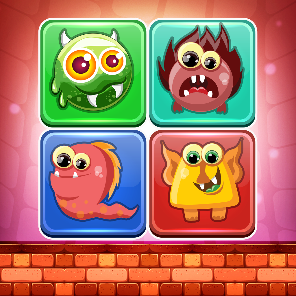 A Pet Monster Animal Match Game FREE - Tiny Zoo Monsters Matching Puzzles Fun icon