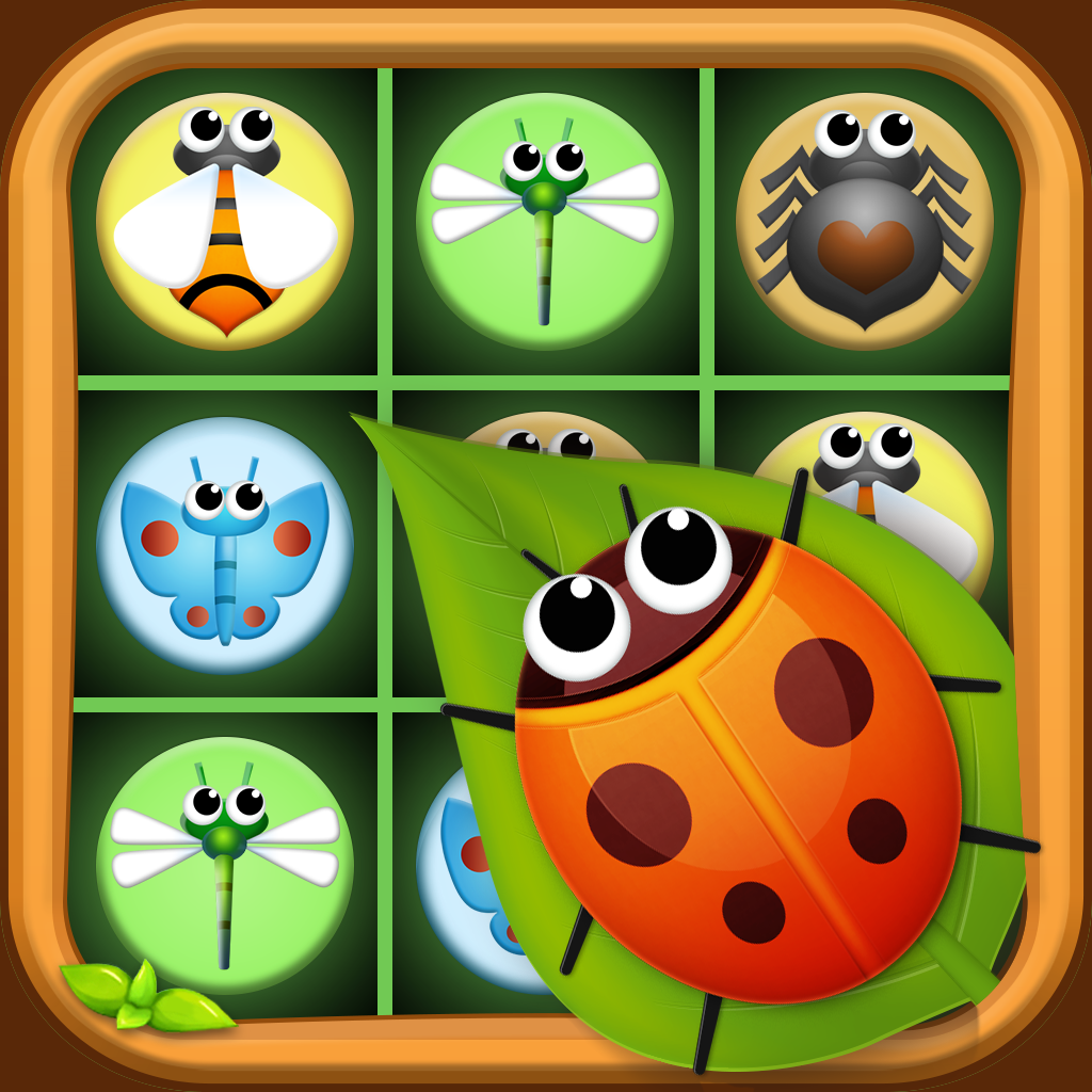 Bug match-3 icon
