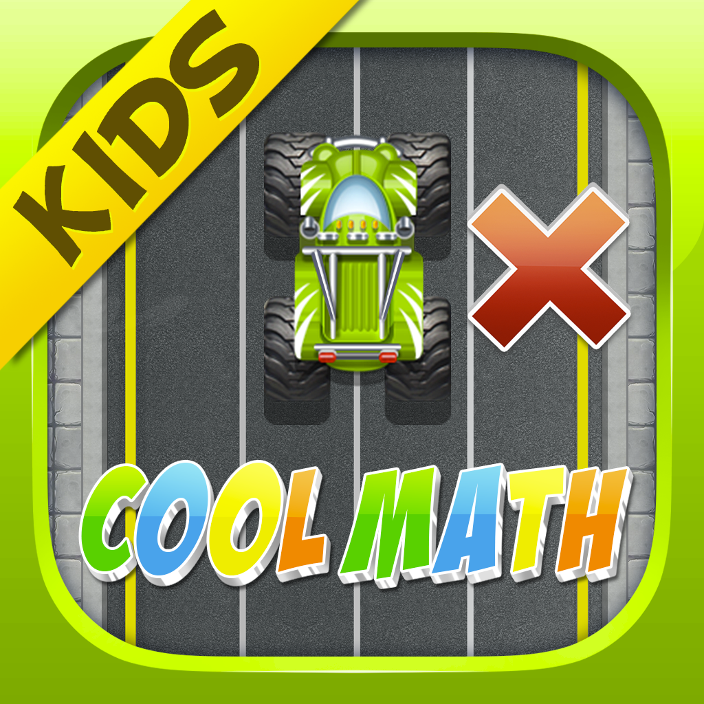 Monster Truck Multiplication Race for kids icon