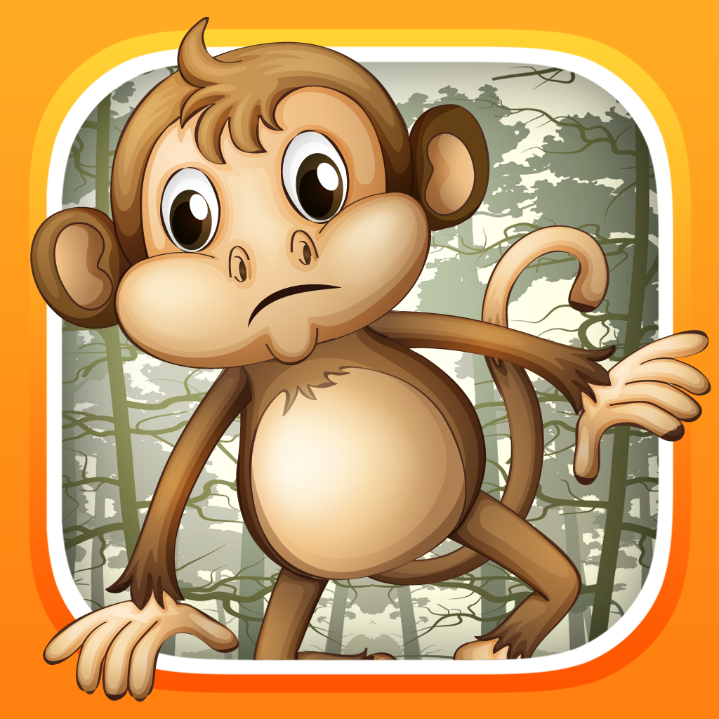 A Funny Pet Monkey Safari FREE - The Zoo Wildlife Jungle Animal-s Game icon