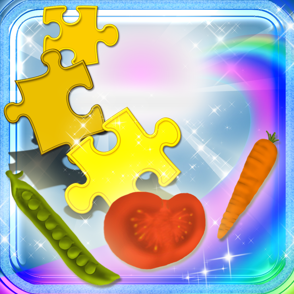 123 Vegetables Magical Kingdom - Food Learning Experience Puzzles Game icon