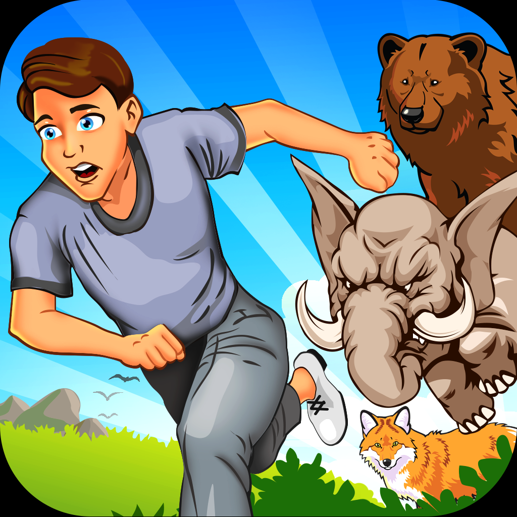 3D Animal Run Escape & Fun Race - my multiplayer jump-ing & running pet dash games for kids icon