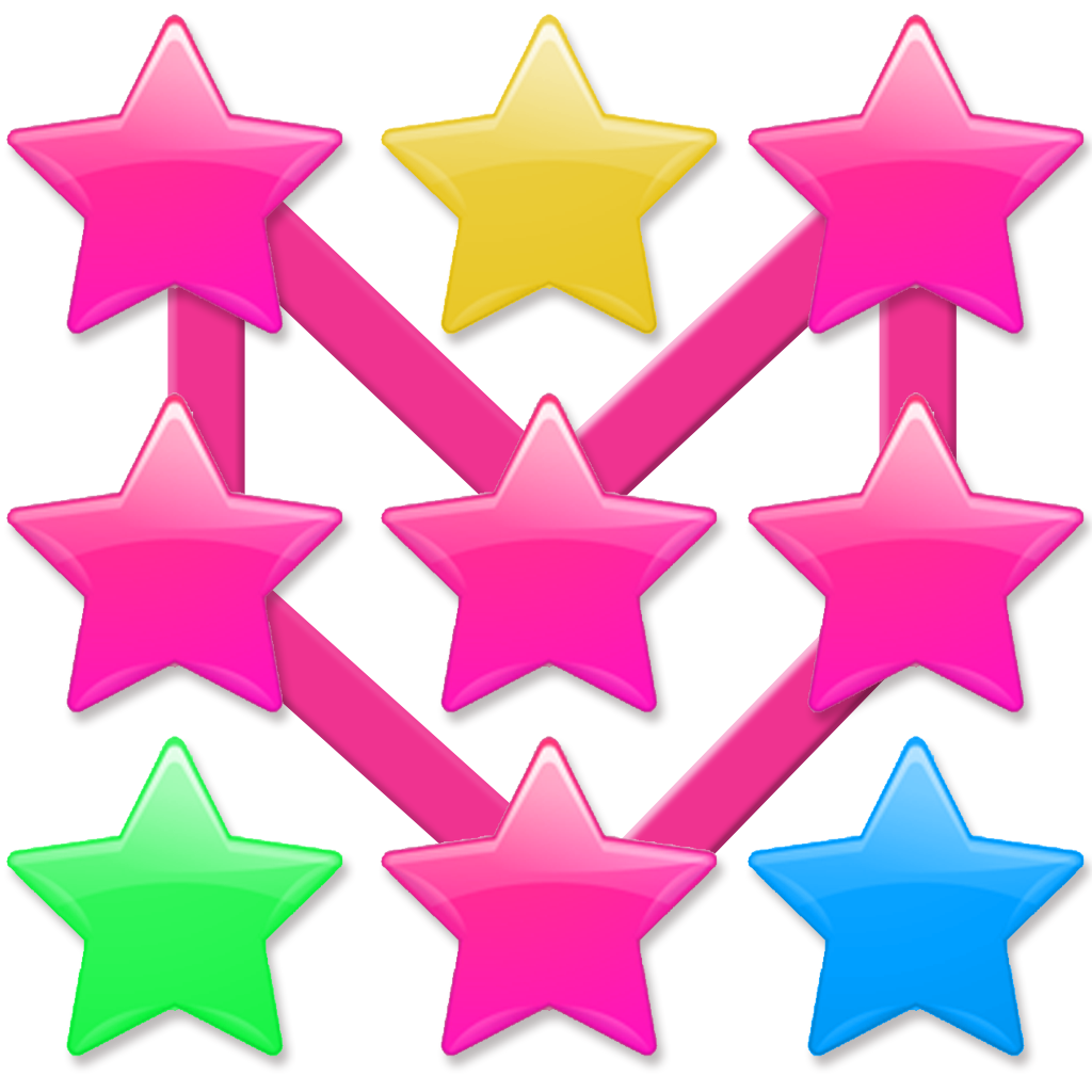 Swiping Star - Match the color Star icon