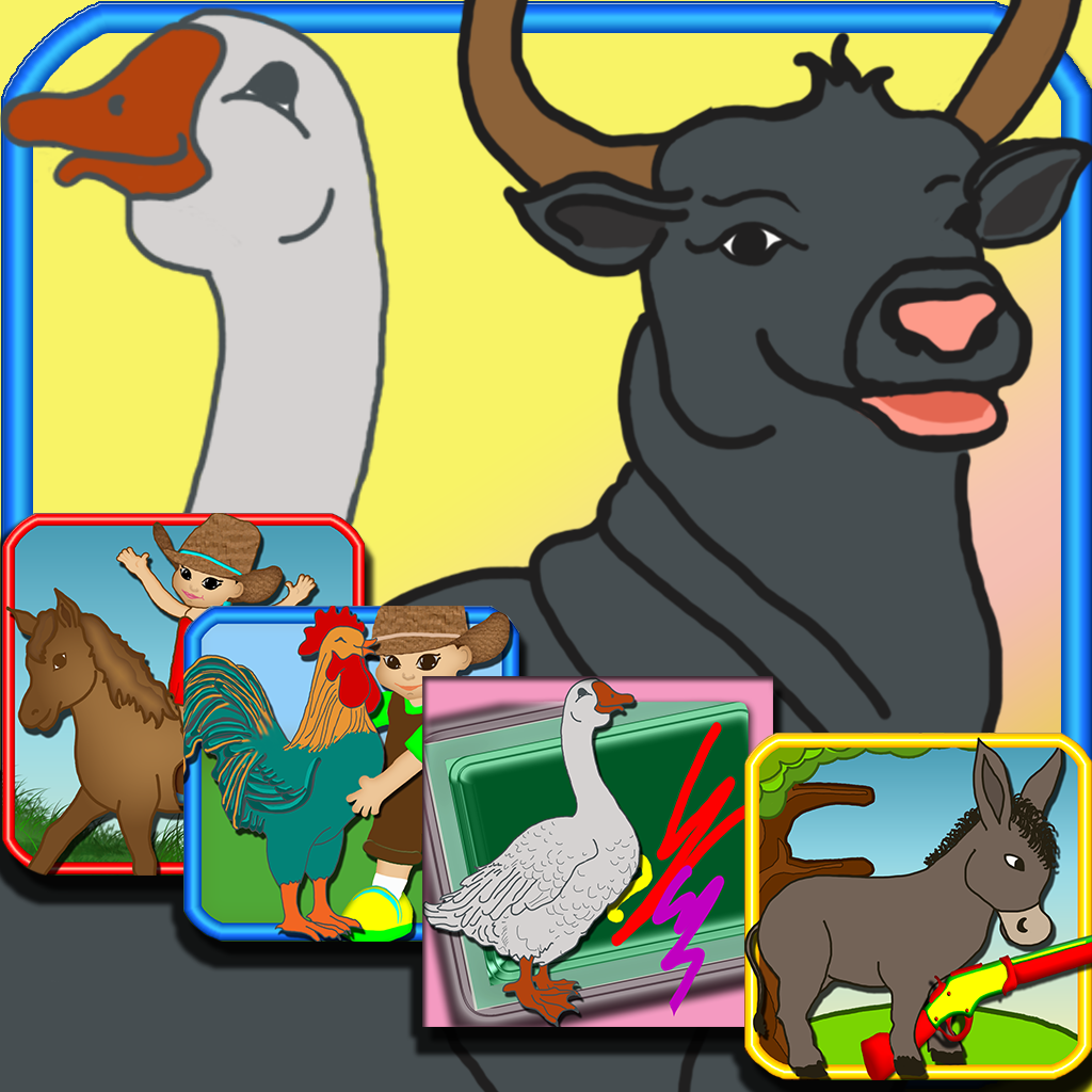 All In One Farm Animals Fun - The Best Educational Farm Animals Learning Games Collection icon