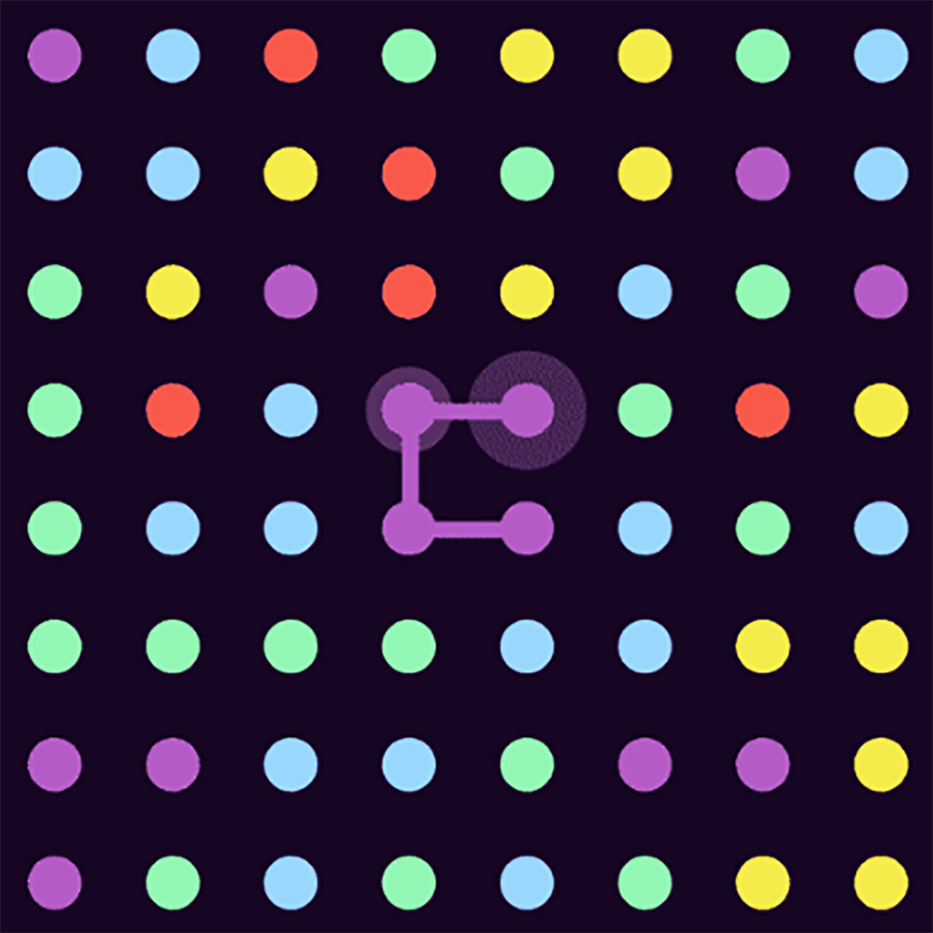 Many Color Dots With Favorite Lines Game And Finish Mission icon