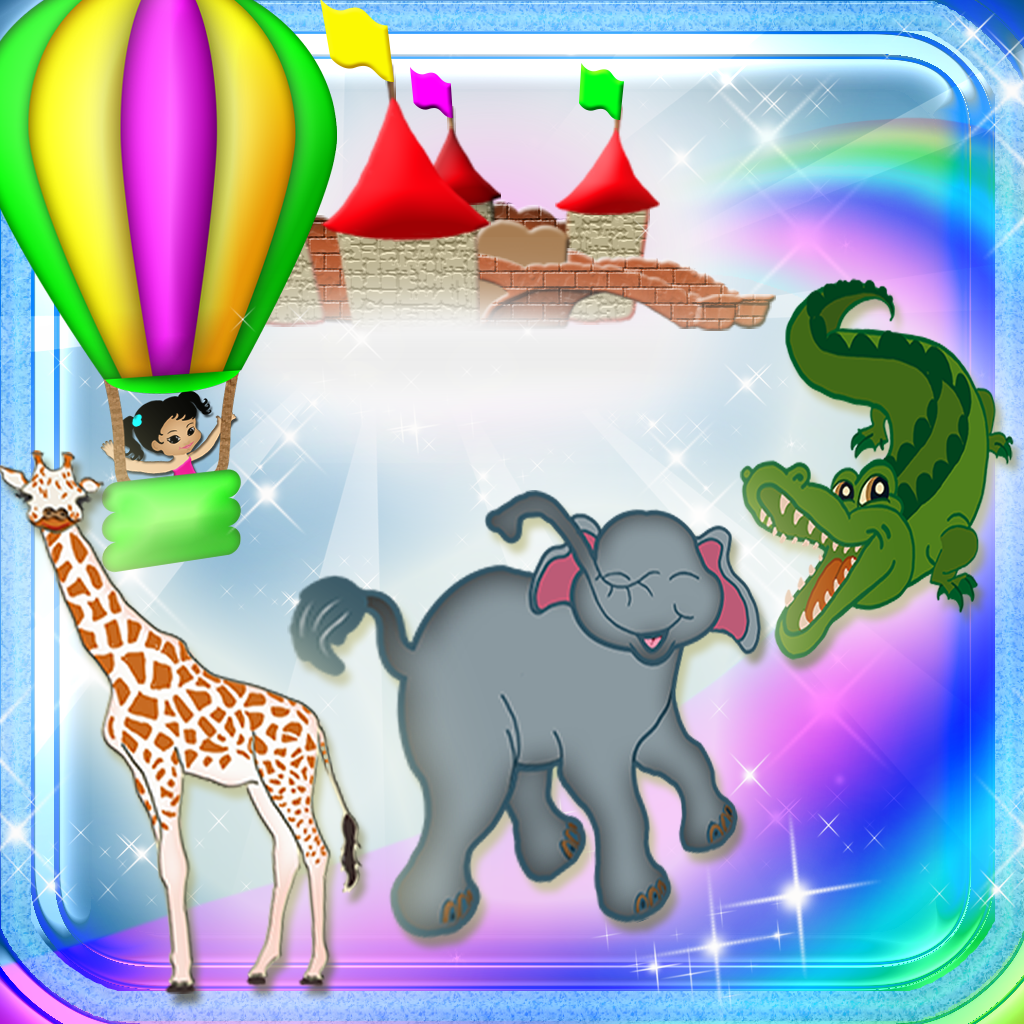 123 Learn Animals Magical Kingdom - Wild Animals Learning Experience Simulator Game icon