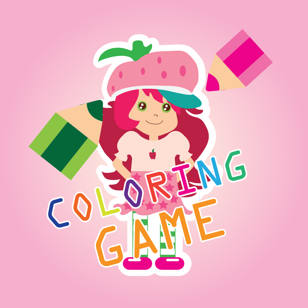 Coloring Book for Strawberry Shortcake