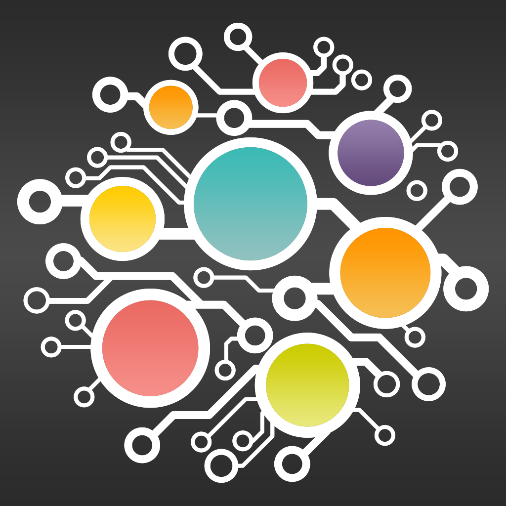 Antidots - Blow it! A multi-sensory addictive game: connect color dots - free app icon